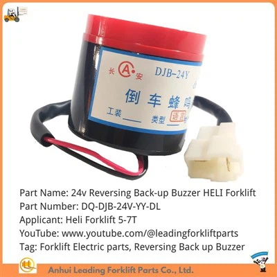 Buzzer de marșarier Heli pentru stivuitor 5-7T|Avertizor Heli 24V pentru marșarier|DQ-DJB-24V-YY-DL